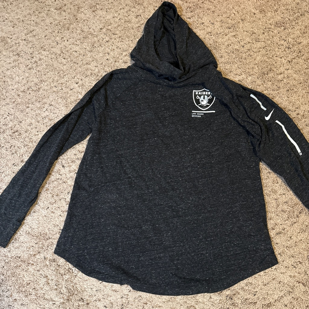 Women's Nike Black Las Vegas Raiders T-shirt Hoodie XL